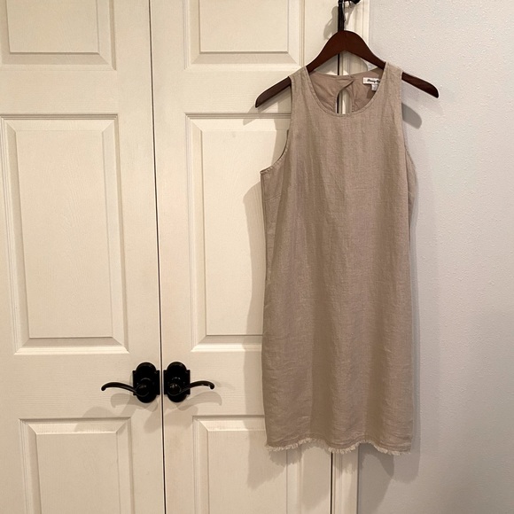 TOMMY BAHAMA Sleeveless Linen Dress w/ Pockets S - Picture 2 of 5